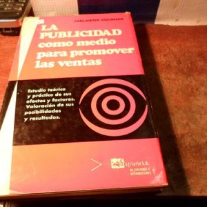 La Publicidad  Como Medio Para Promover Las Ventas Oschmann