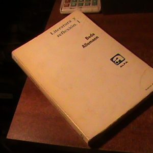 Beda Allemann Literatura Y Reflexion 1 (art 11026