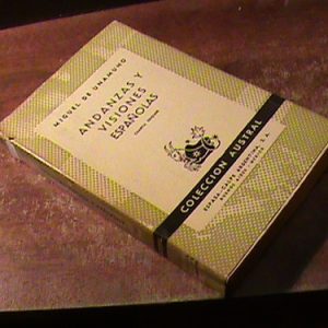 Andanzas Y Visiones Españolas. Miguel De Unamuno (11171