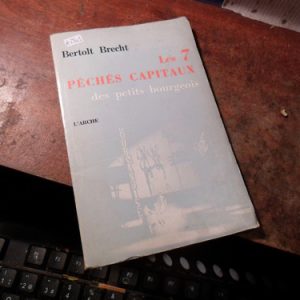 Bertolt Brecht Les 7 Peches Capitaux (k2503