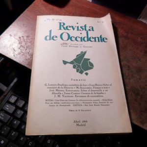 Revista De Occidente Abril 1966 Lukacs Realismo Social(k2797
