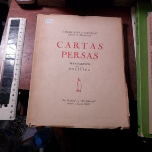 Cartas Persas Autor: Charles Secondat Montesquieu  (v1240