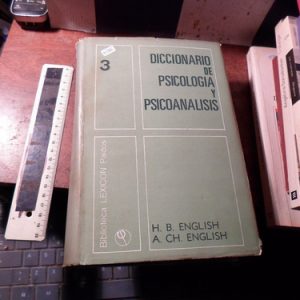 Diccionario De Psicologia Y Psicoanalisis - English