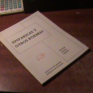 Victor Ocalo Garcia Epifanicas Y Otros Poemas (art 8905