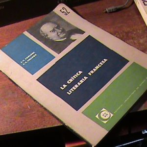 La Critica Literaria Francesa Carloni-filloux (art 7109