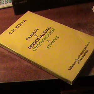 Familia Y Personalidad De E H Rolla(art 10447