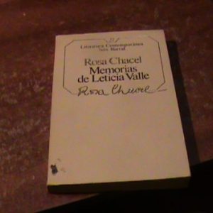 Rosa Chancel Memorias De Leticia Valle (art 1477