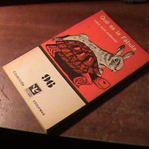 Que Es La Fabula Maria Alicia Dominguez (art 5979