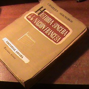 Seignobos Historia Sincera De Francia (art 5764