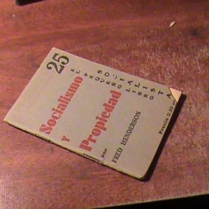 Socialismo Y Propiedad - Henderson, Fred - 1934 (art 8137