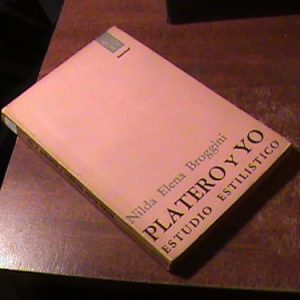 Nilda Broggini Platero Y Yo Estudio Estilistico (art 10393