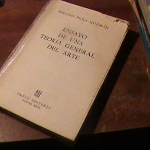 Guzman Ensayo De Una Teoria General Del Arte Nº4118