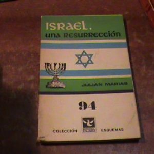 Israel Una Resurreccion Julian Marias (art 1199
