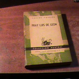 Vossler Fray Luis De Leon (art 7034