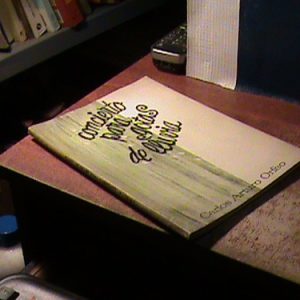 Carlos Arturo Orfeo Concierto Para Gotas De Lluvia  (h1092