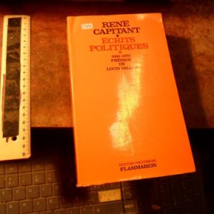 Ecrits Politiques - 1960-1970 - Capitant, René (r1246