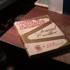 Adónde Va La Sociología Contemporánea Armand Cuvillier
