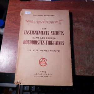 Enseign Secrets Des Bouddhistes Tibet David-neel (v975