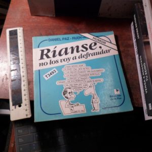Rianse No Los Voy A Defraudar Daniel Paz - Rudy T3493