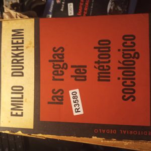 Emilio  Durkheim Las Reglas