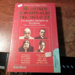 Maestros Espirituales Del Siglo Xx Vazquez Alonso (w270