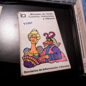 Cuentos, Historietas Y Fabulas | Marques De Sade V3257