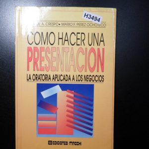 Cómo Hacer Una Presentación Perez Ochoteco H3494