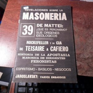 Revelaciones Sobre La Masonería N° 39 (m74