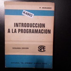Introduccion A La Programacion Morange K4902