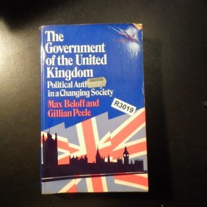 Government Of The United Kingdom Max Beloff R3019
