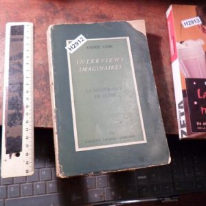 Interviews Imaginaires De Andre Gide (h2912