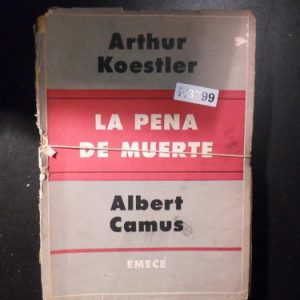 La Pena De Muerte Arthur Koestler H3799