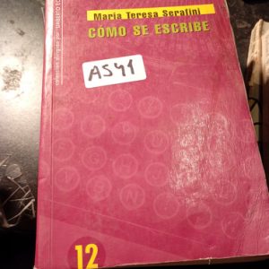 Maria Teresa Serafini  Cómo Se Escribe