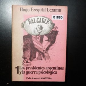 Balcarce 50. Hugo Ezequiel Lezama R1860