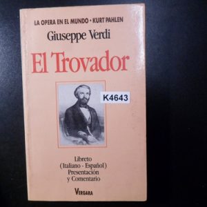El Trovador Giuseppe Verdi K4643