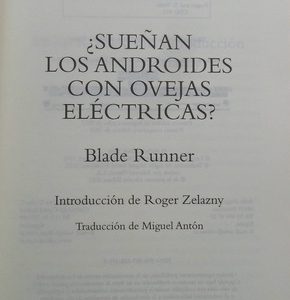 Philip Dick Sueñan Los Androides Con Ovejas Eléctricas Libro
