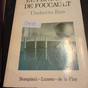 El Pendulo De Foucault  Umberto Eco