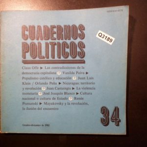 Cuadernos Politicos 34 Q3189