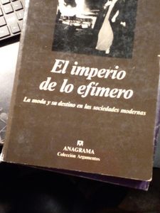 Gilles Lipovetsky El Imperio De Lo Efímero