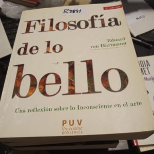 Eduard  Von Hartmann Filosofía De Lo Bello