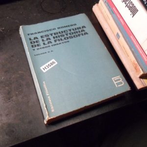 Estructura De La Historia De La Filosofía - Romero H3586