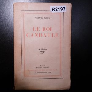 Le Roy Candule Andre Gide R2193