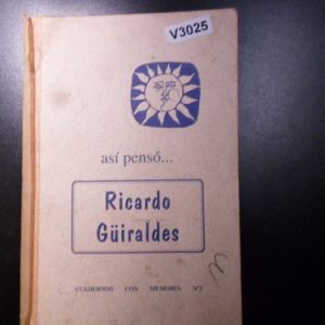 Ricardo Guiraldez Así Pensó V3025