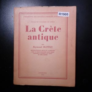 La Crete Antique Raymond Matton R1905 No Esta En Español