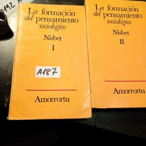 La Formación Del Pensamiento Sociológico  Nisbet