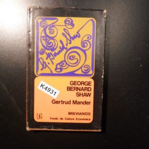 Bernard Shaw Gertrud Mander K4931