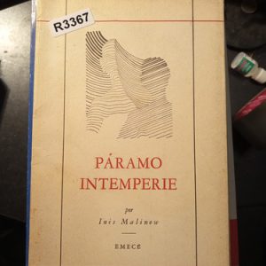 Páramo Intemperie  Por Inés Malinow