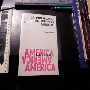 La Inquisición En Hispanoamerica Paidos Lewin W774