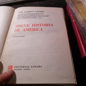 Breve Historia De América - Luis Alberto Sanchez
