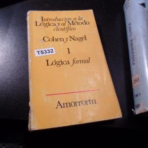 Introducción A La Lógica Y Al Método  Cohen Nagel  T5332